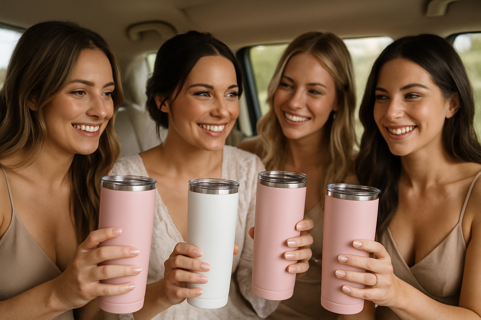 Personalized Tumblers for Your Bridal Squad Adventures