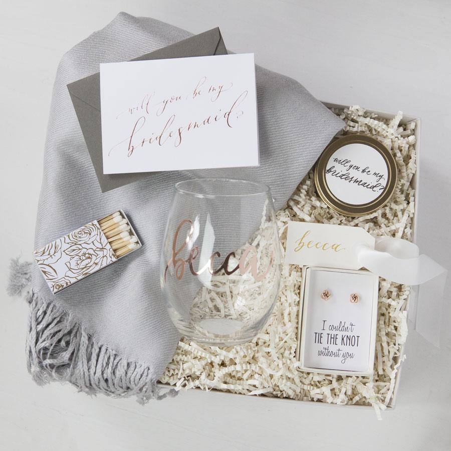 How to Build a ‘Will You Be My Bridesmaid’ Gift Box