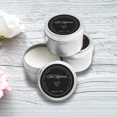 Small Candle Wedding Favors