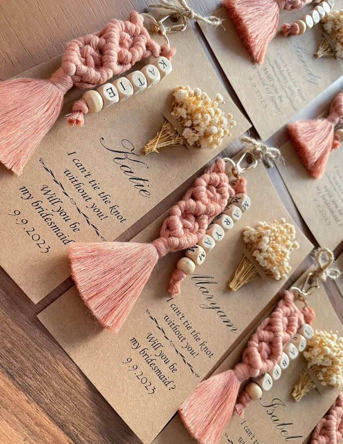 Bridesmaid keychain outlet