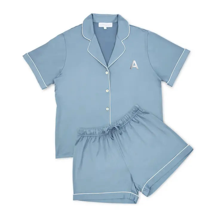 Bridesmaid Personalized Embroidered Pj Set - Bridesmaid Pajamas