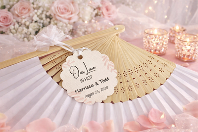 Our Love is Hot Bamboo Hand Fans