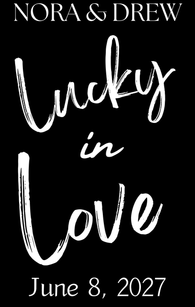 Lucky In Love Playing card Wedding Favor