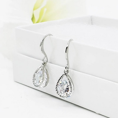Krystals Teardrop Earring