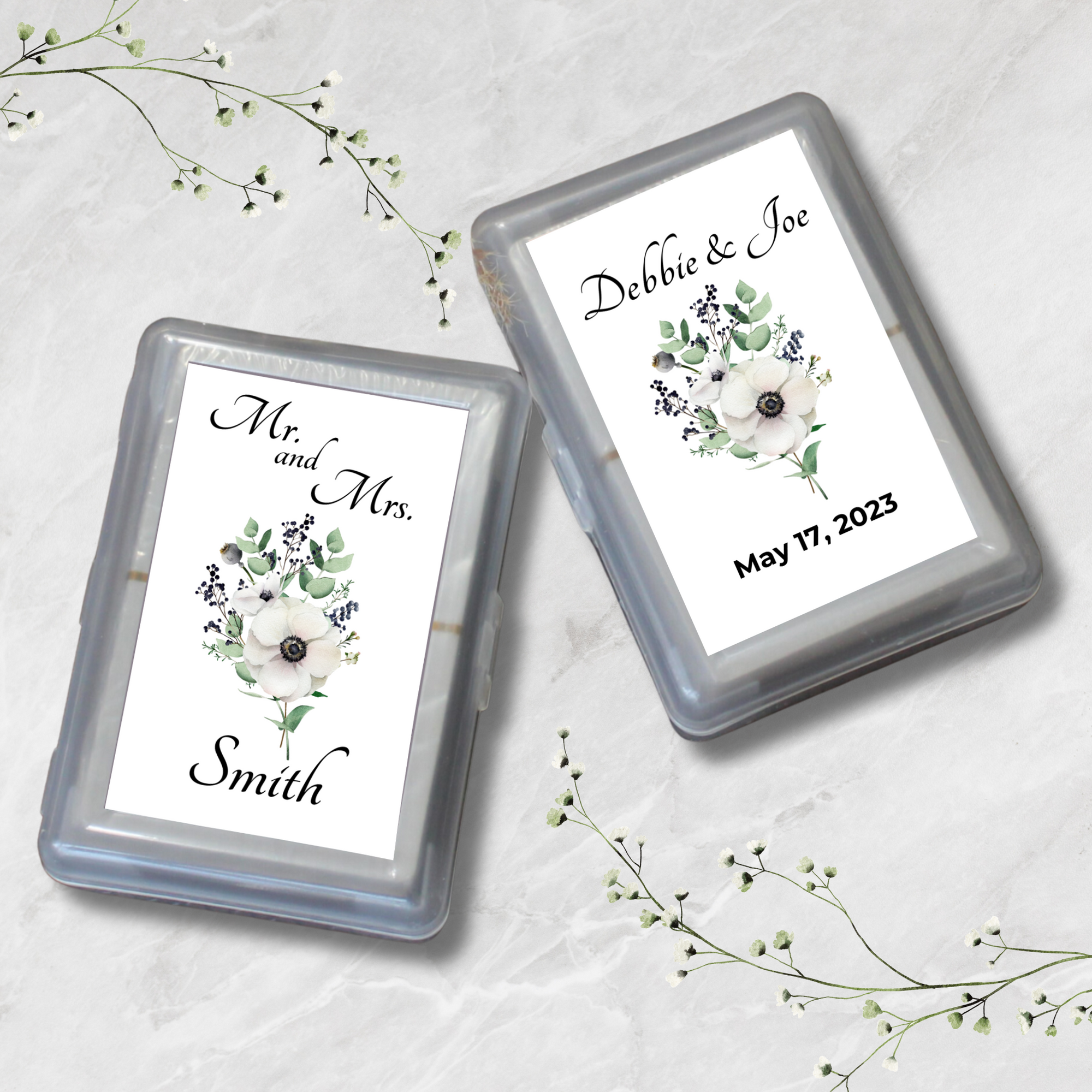 Blossom Together Playing Card Favors