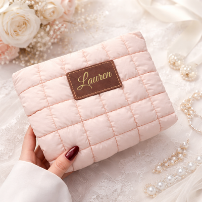 Quilted Puffer Clutch