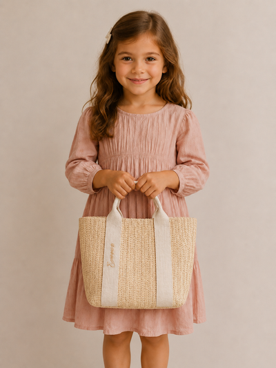 Flower girl Woven Tote