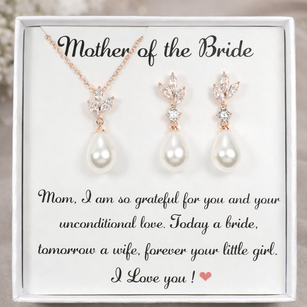 Mother's Pearls Jewelry Set