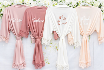Bridal Lace Robe