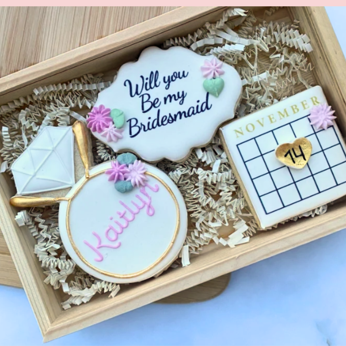 My Sweet Proposal Cookies