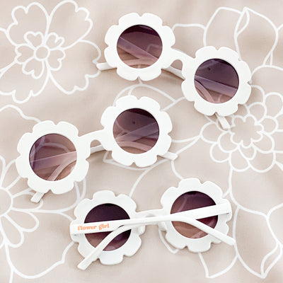 Matte Pink Flower Girl Gift Set