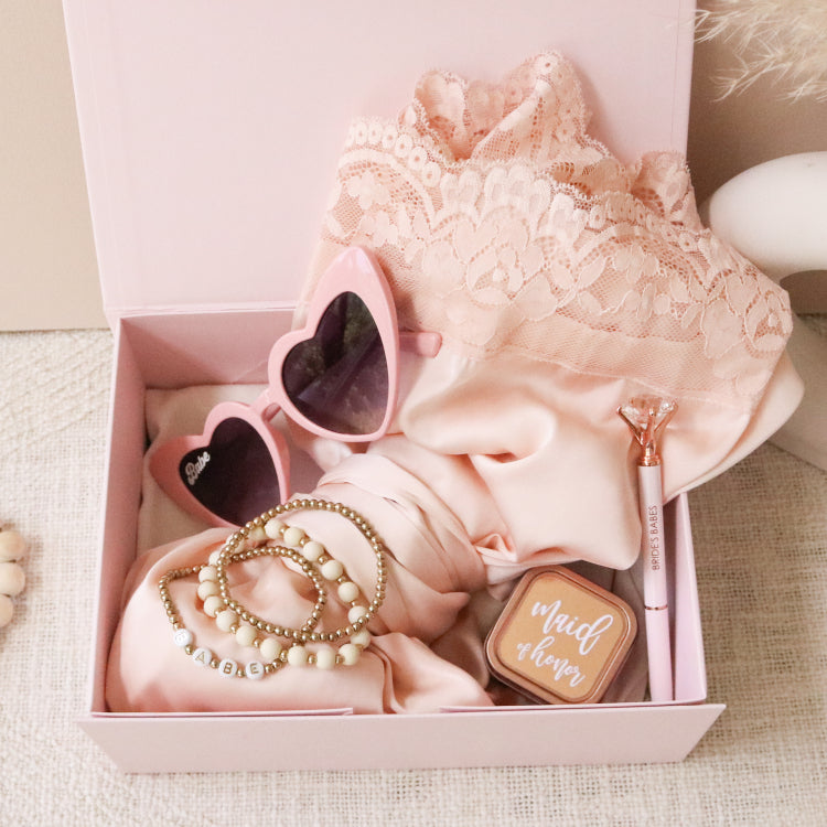 Pink Bridal Party Gift Set