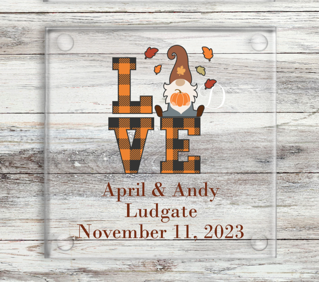 Fall Glass Coasters