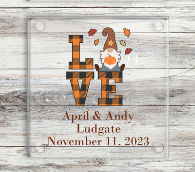 Fall Glass Coasters