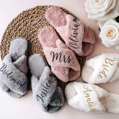 Cozy Bridal Slippers