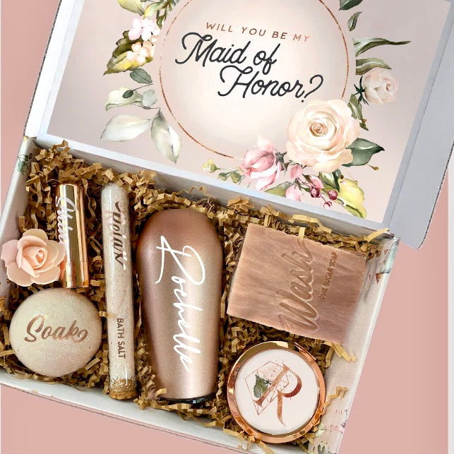 Floral Spa Bridal Party Box