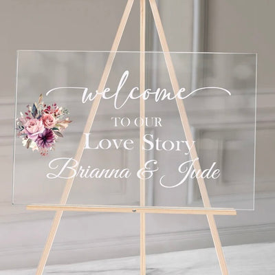 Touch of Elegance Welcome Sign