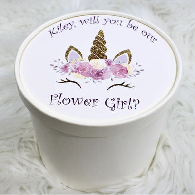 Flower Girl Unicorn Proposal