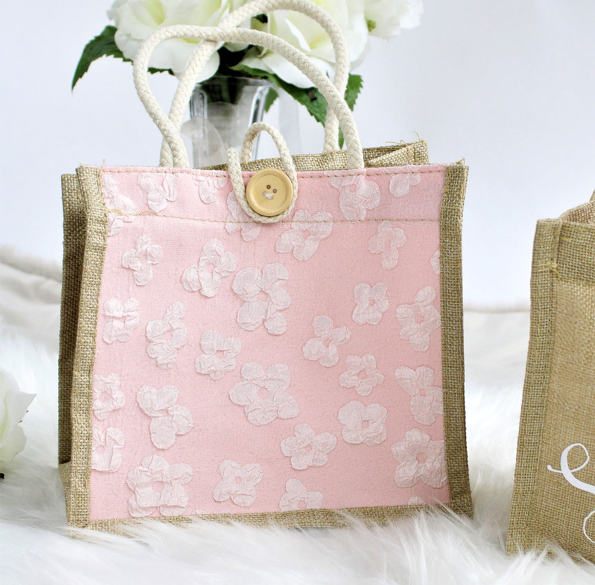 Mini Tote and Daisy Flower Girl Bag