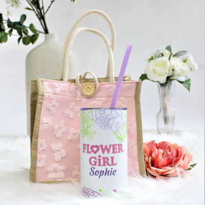 Mini Tote and Daisy Flower Girl Bag