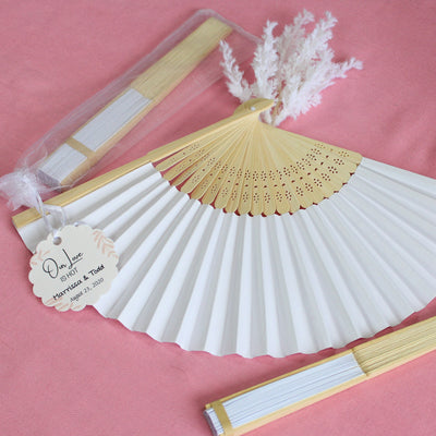 Our Love is Hot Bamboo Hand Fans