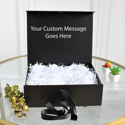 Minimalist Black Gift Box for Him