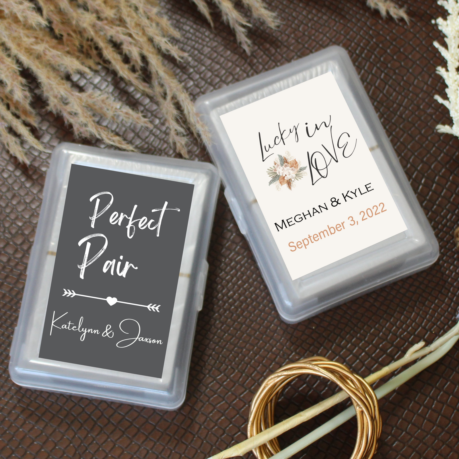 Lucky in Love Playing Card Favors