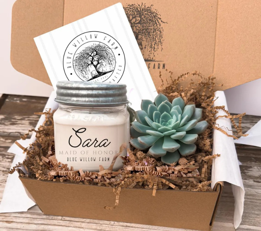 The Succulent Candle Duo Set
