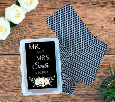 Floral Bouquet Playing Card Favors