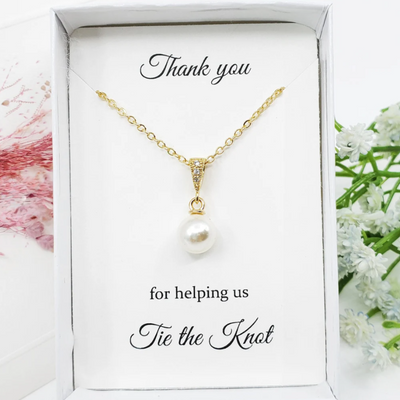 Gold Pearl Pendant