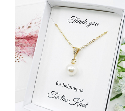 Gold Pearl Pendant