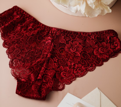 Lace Personalized Bridal Panties