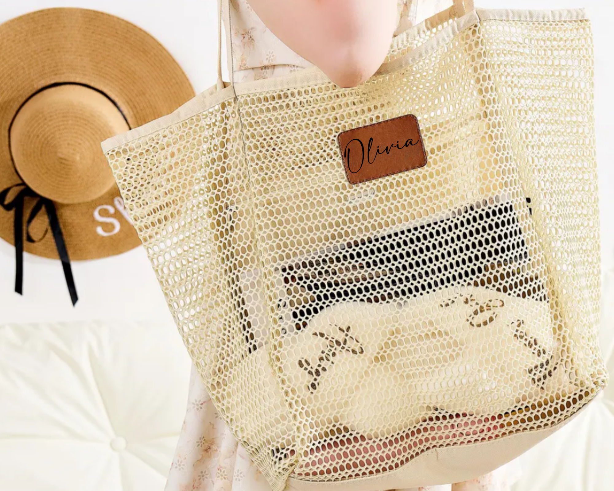 Large Beach Side Tote Bag