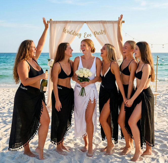 bikini bridesmaid dress Aquarius Bridesmaid Dress