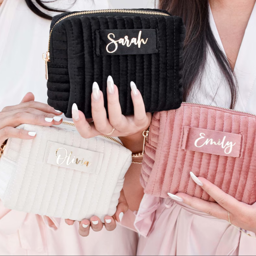 Velvet Cosmetic Bags