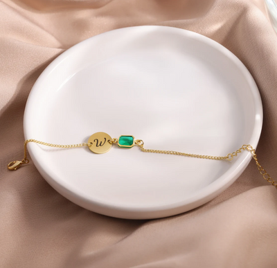 Bridesmaid Birthstone Bracelet