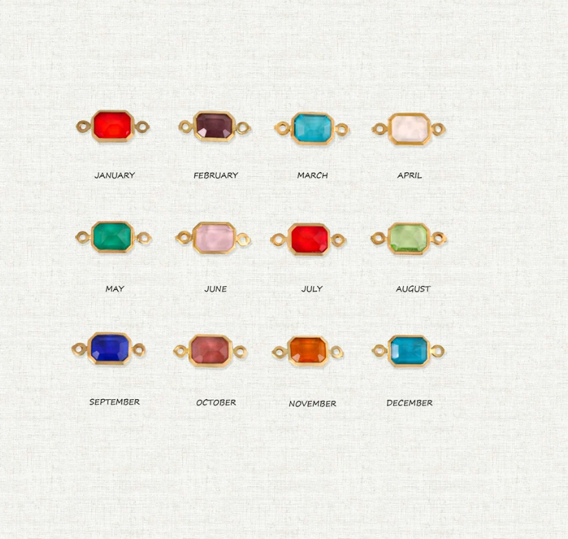 Bridesmaid Birthstone Bracelet