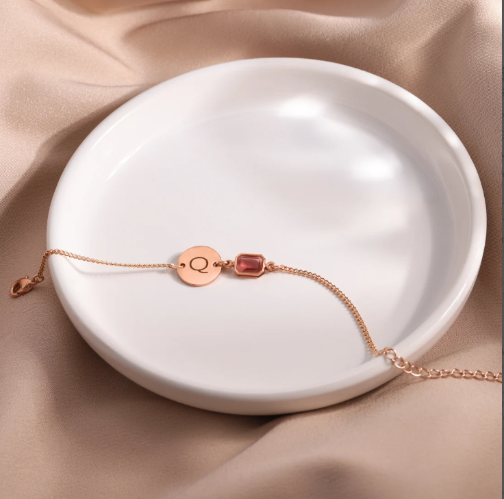 Bridesmaid Birthstone Bracelet