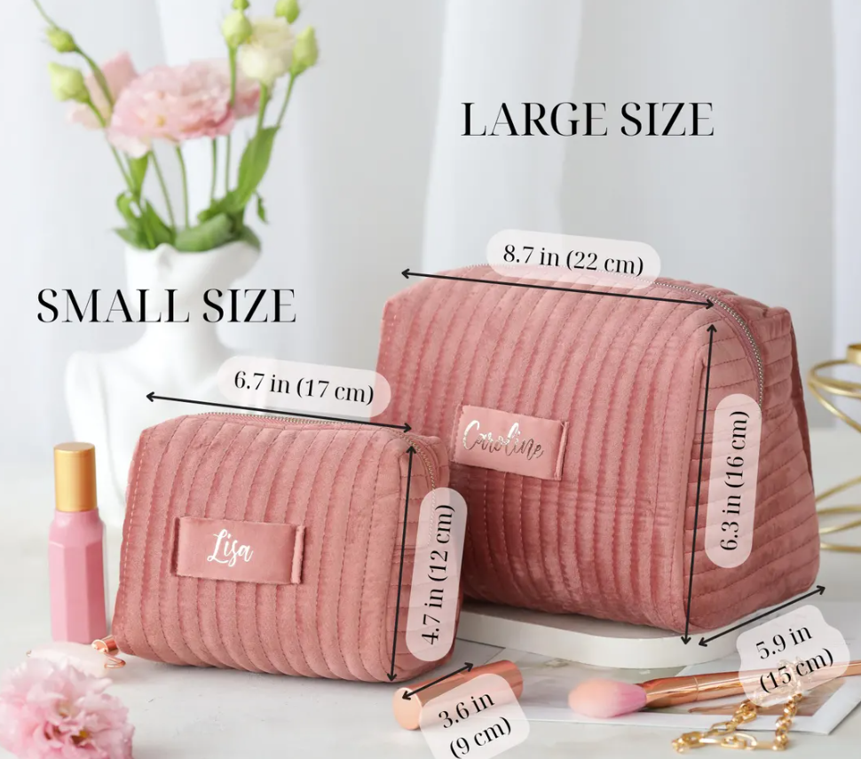 Velvet Cosmetic Bags