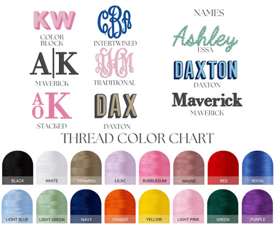 Personalized Embroidered Makeup Bag