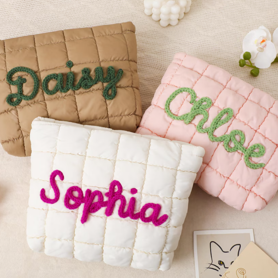 Puffer Clutch Handbag