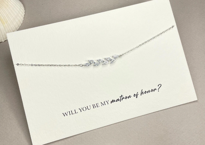 Bridesmaid Leaf Bracelets