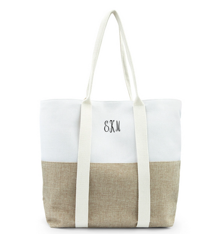 Beach Bag with Hat Holder