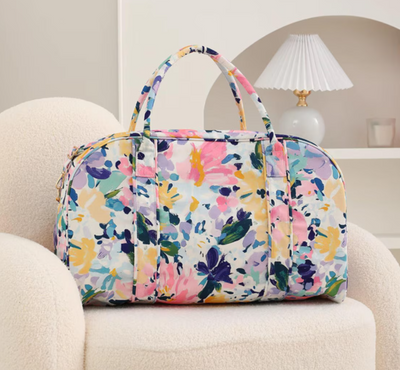 Embroidered Weekender Duffel Bag