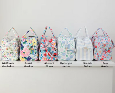 Embroidered Weekender Duffel Bag