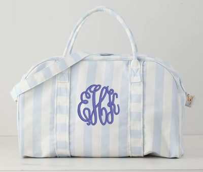 Embroidered Weekender Duffel Bag