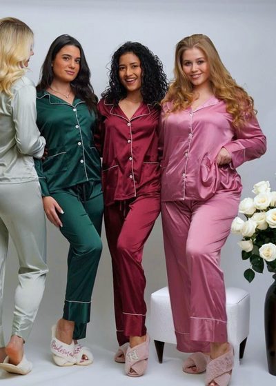 Girls Weekend Satin Pajama's