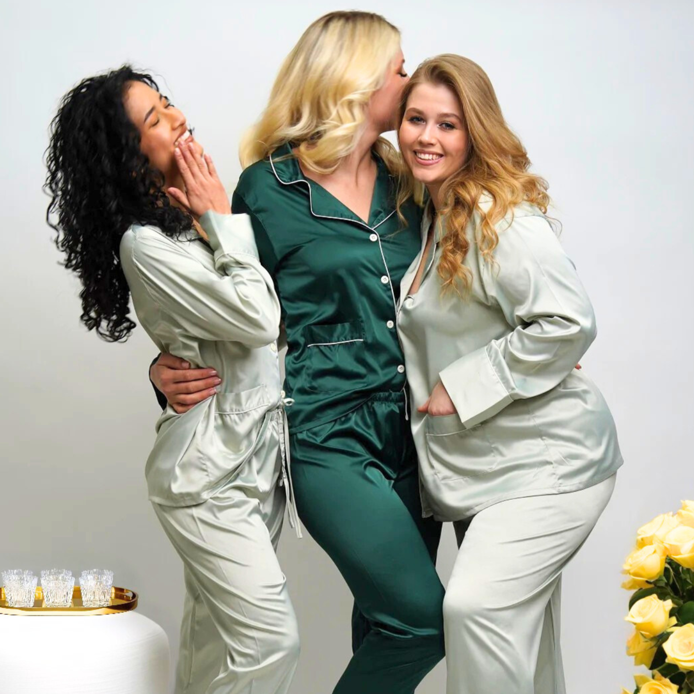 Girls Weekend Satin Pajama's