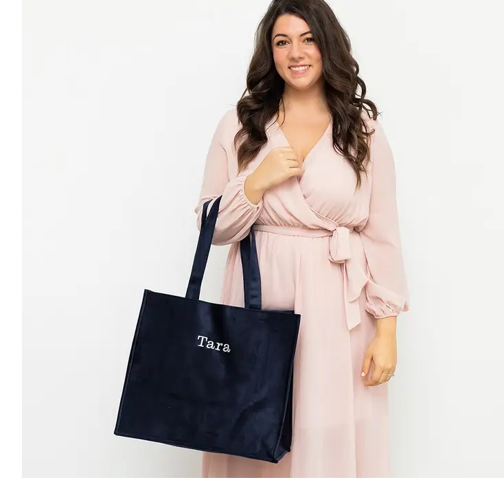Velveteen Trend Setter Tote Bag