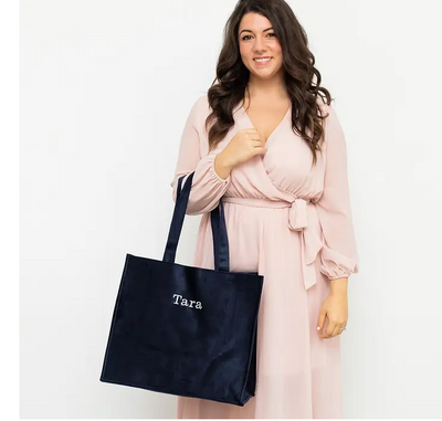 Velveteen Trend Setter Tote Bag